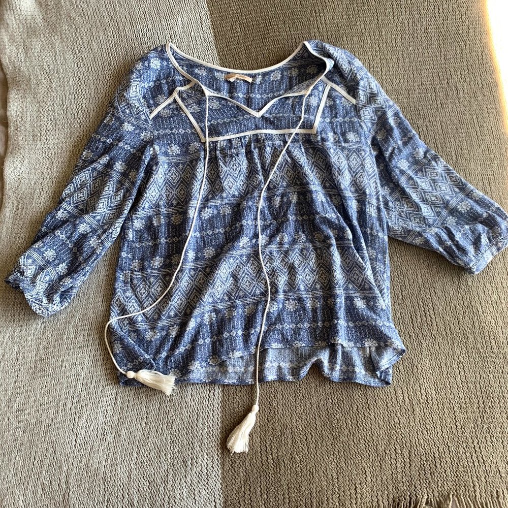 Boutique Bohemian Blue Tunic | Skies Are Blue